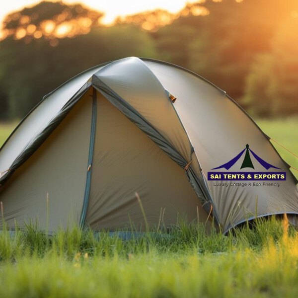 Camping tents manufactured by us are of multipurpose nature and can be used at any kind of landscape. They are designed in an impeccable way so as to fulfill your requirement of tents for outdoor camping or for relaxing at far off destinations. Spacious, easy to carry in weight and extremely durable, these tents are just the perfect must carry itinerary while going out on adventure ride. Usually Alpine tents and Dome tents are ideal for two to six persons and suitable for general camping and backpacking. Tents manufactured by us are of great use when it comes to recreational activities as well as for mountaineering. All the tents produced under our brand are water proof and are crafted in the way to provide vital protection from insects as well as atmospheric changes.The camping tents supplied by Sai tents, the biggest tent manufacturer in Delhi India are simplest to install, easy to story and very convenient to carry. The wide range of tents available with us includes versatile Style, size and designs. You can select the innumerable range of tents from our collection according to your needs and climate of the area you are visiting. All shapes of tents are available with us which includes dome shaped and other geometrical shape which are very trendy these days.We also have large array of tent products appropriate for harsh weather conditions at extreme areas like the one at mountains. Being very light weight, good volume size ratio and easy to carry and install, the tents available with us is simply the best in term if quality and prices.