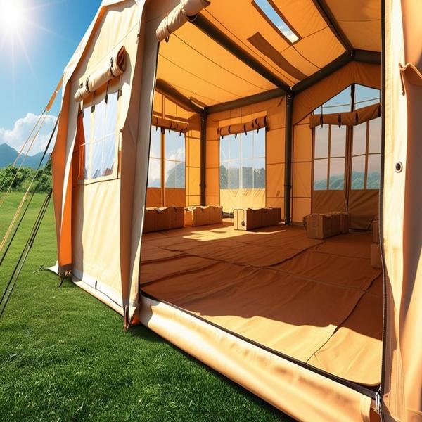 Sai Tents & Exports is capable to supply a huge amount of emergency Relief Tents in case of any natural calamity or other charitable events at any place. We also promise to reach our shipment as fast as required. Our emergency relief tents are made keeping in mind the weather condition and ground condition of natural calamity area so that these can be pitched easily to provide the maximum accommodation to the victims. Generally we provide four to six doors to these tents to ensure proper ventilation and spacious floor area with sufficient height. Basically, these tents are meant for the relief work during calamities.Similarly, Sai Tents & Exports also make disaster relief tents having four to six doors for good ventilation. We provide an option of door covers which can be pulled out to have a porch at the door openings. Inner space of tents is divided with fabrics to create private area. Special care is given that tent is not punctured or cut to avoid the leakage of rain water. Disaster relief tents can be defined as the general service tents, which care the easiest and quickest in making shift accommodation for the relief sites. The materials used in the construction of these tents are chosen and combined to perform at optimum strength to cost.