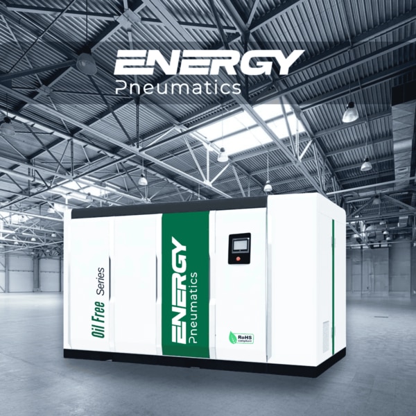 Oil-Free Air Compressors Trusted Manufacturer in India.Model Name : Dynamic Series Nominal Power : 3.7 - 150 KwWorking Pressure : 7 – 10 bar Free Air Delivery : 0.5 - 25.50 m3/min Electric Motor Type : Induction Motor / PM MotorSend Inquiry / Download BroachersOil-Free Air Compressors are designed for industries that demand the highest air purity standards. As a leading Oil-Free Air Compressor Manufacturer in India, we provide innovative, reliable, and energy-efficient solutions tailored to critical applications. Our compressors ensure contamination-free operation, safeguarding your end-products and production processes while promoting environmental sustainability.