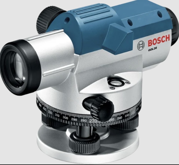 Bosch Auto Level Manufacturers in AhmedabadWe are also supply in Andhra Pradesh, Arunachal Pradesh, Assam, Bihar, Chhattisgarh, Goa, Gujarat, Haryana, Himachal Pradesh, Jharkhand, Karnataka, Kerala, Madhya Pradesh, Maharashtra, Manipur, Meghalaya, Mizoram, Nagaland, Odisha, Punjab, Rajasthan, Sikkim, Tamil Nadu, Telangana, Tripura, Uttar Pradesh, Uttarakhand, and West BengalPower Supply	Up to 240 VMaterial	PlasticBosch GOL 26 D Professional Extremely robust – ideal for outdoor use1Designed for outdoor use due to sturdy metal housing with dust and splash protection (IP54)2Robust design with built-in target collimator and integrated circular vial3Compensator lock for safe transport