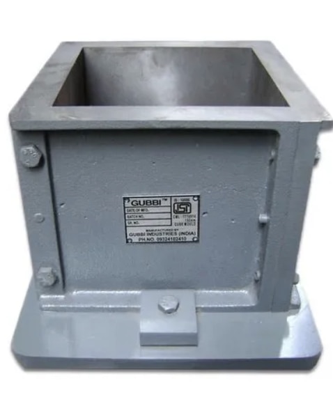 Cube Mould Manufacturers in AhmedabadWe are also supply in Andhra Pradesh, Arunachal Pradesh, Assam, Bihar, Chhattisgarh, Goa, Gujarat, Haryana, Himachal Pradesh, Jharkhand, Karnataka, Kerala, Madhya Pradesh, Maharashtra, Manipur, Meghalaya, Mizoram, Nagaland, Odisha, Punjab, Rajasthan, Sikkim, Tamil Nadu, Telangana, Tripura, Uttar Pradesh, Uttarakhand, and West BengalCasting Material	IronMaterial	Cast IronSize	50 mmShaping Mode	NAMolding Type	NAShaping Mode Type	NAOperating Mode	NAUsage/Application	NAShape	NAWeight	NAApplication	NAI Deal In	New OnlyISI Cube Mould Supplier Size:- 150 x 150mmISI Cube Mould Supplier Size:- 150 x 150mmISI Cube Mould Supplier Size:- 150 x 150mmISI Cube Mould Supplier Size:- 150 x 150mmISI Cube Mould Supplier Size:- 150 x 150mmAdditional Information:Item Code: efrgfrgProduction Capacity: 150mmDelivery Time: ex stockPackaging Details: extra in box