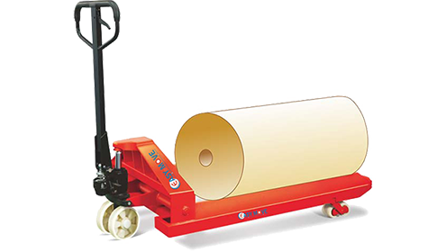 Hydraulic Reel Pallet Truck Manufacturer & Supplier Manufacturer & Suppliers in Ahmedabad, Gujarat, India | STACKER'S & MOVER'S Co. Ltd.We manufacture a range of Hydraulic Wrap Beam Pallet Truck that facilitates in the smooth and easy movement of warp beam or rolls. The beam flanges are rested on the trolley while transporting. Equipped with premium quality seals and wipers that are the best in India, these pallet trucks are appropriate for carrying beams with width upto 3800 mm, beam flange diameter from 800 mm to 1250 mm.Call Us For More Information.
