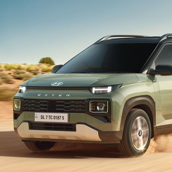 Hyundai EXTER Knight - Think SUV. Think EXTER.Hyundai EXTER symbolizes outdoor, travel and leisure. This all-new SUV draws inspiration from the natural world around it and reflects an identity that is external and focused on the outside. Hyundai EXTER has been designed to present a modern take on the Hyundai SUV life.ExterEmbrace the KnightPacked with features and a whole lot of style, Hyundai EXTER Knight stands out wherever it goes. With its eye-catchingdesign accentuated with red highlights on the outside and inside, Hyundai EXTER Knight blends bold style withimpeccable performance. Allowing you to explore the urban and outdoor with effortless ease and flair.Black door handle with satin finishThe perfect blend of space and efficiencyHyundai EXTER Hy-CNG duo is engineered to optimize every journey. Equipped with a dual-cylinder system, it offersmore boot space and enhanced efficiency. This SUV ensures you have all the room you need for your adventures whiledelivering exceptional performance.Other features : Leak-proof design I Superior CNG tank capacity: 60L (water equivalent) I Fire extinguisher placed under the seat for easy accessHyundai EXTER Hy-CNGHyundai Exter CarParametric Front GrilleHyundai Exter Knight Sporty Skid PlateSporty Skid PlateStylish exteriors, stunning interiorsHyundai EXTER Car has been designed to present a modern take on the Hyundai SUV life for those who love to set out and make every journey exciting. The innovative space layout ensures customers enjoy best in class roominess with ample Hyundai EXTER interior space that is an expression of remarkable comfort and convenience, be it a long journey or short city jaunts.Hyundai EXTER will rejuvenate your aspirations with a contemporary and unique take on SUV design. The façade features a prominent looking Parametric Front Grille that highlights this SUVs modern appeal. The exceptional SUV design is amplified with H-Signature LED DRLs, Projector Headlamps and Sporty Skid Plate, while unique EXTER Car emblem on the front, highlights this SUVs bespoke appeal.The dynamic side is further accentuated with Diamond Cut Alloy wheels housed in blacked out wheel arches & side sill cladding that builds on this SUV’s outdoorsy persona. Hyundai EXTER also features a floating roof design which is further enhanced with Parametric Design C-Pillar garnish and Sporty bridge type Roof Rails that summarizes this SUV’s youthful and modern persona.With its combination of style, innovation, technology and value, Hyundai EXTER offers an enticing value proposition in the SUV market, promising a thrilling driving experience at an attractive price point.Host of high tech featuresThe all-new SUV comes equipped with voice enabled Smart Electric Sunroof and Dashcam with Dual Camera that boasts of front & rear Camera, a 5.84 cm (2.31”) LCD Display, Smartphone app based connectivity and Multiple Recording Modes. With these first in segment features of Hyundai EXTER, customers can soak in the sights with Smart Electric Sunroof while also capturing and chronicling memories using Dashcam with Dual Camera. The Dashcam also supports Full HD Video Resolution and allows users to capture pictures from both front and rear camera. Dashcam with Dual Camera features different recording options like Driving (Normal), Event (Safety) and Vacation (Time lapse) to enhance customer experience.Hyundai EXTER car maintenance near TalegaonAuthorized Hyundai EXTER service near PimpriAffordable Hyundai EXTER repairs near Chakan PuneHyundai EXTER genuine parts near BhosariHyundai EXTER car service center near PCMCHyundai EXTER showroom near ChakanBest Hyundai EXTER dealer near Pimpri-ChinchwadHyundai EXTER test drive near Chakan MIDCHyundai EXTER sales near BhosariTop Hyundai EXTER showroom near Talegaon DabhadeAuthorized Hyundai EXTER dealer near ChimbaliHyundai EXTER service near Dehu RoadHyundai EXTER offers near Moshi PuneHyundai EXTER showroom near AlandiAffordable Hyundai EXTER service center near PCMC