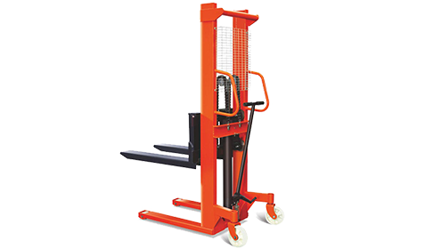Economic Hand Stacker Manufacturer & Suppliers in Ahmedabad, Gujarat, India | STACKER'S & MOVER'S Co. Ltd.Model EM-124 E(0.5 Ton) EM-124 E(1 Ton)Rated lifting capacity(kg) 500 1000Max.Lifting height(mm) 1600 1600Lowered height of forks(mm) 90 90Fork length(mm) 900 900Adjustable width of forks(mm) 320-680 340-680lifting speed(mm/s) 20 14Lowering speed(mm/s) Controllable ControllableOuter width of fuel tank(mm) 620 620Operation power of crank(kg) 24 32Min.refuel volume for fuel tank(L)1.6 2.0Front wheel size(mm) φ74×52 φ74×70Rear wheel size(mm) φ180×50 φ180×50Overall size(mm) 1150×550 1220×685Truck weight(mm) 160 260Call Us For More Information.