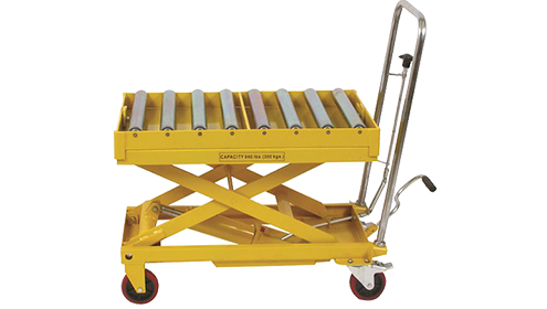 Die Loader Scissor Trolley   Manufacturer & Suppliers In Ahmedabad, Gujarat, India | STACKER'S & MOVER'S Co. Ltd. Product Code: EM-109 DCapacity: 500 kgMin. Table Height: 300 mmMax. Table Height: 1000 mmTable Dimension: Customizable as per requirementCaster Wheel Size: 100 x 25 mmHeavy-Duty | Smooth Lifting | Customizable DesignCall Us For More Information.