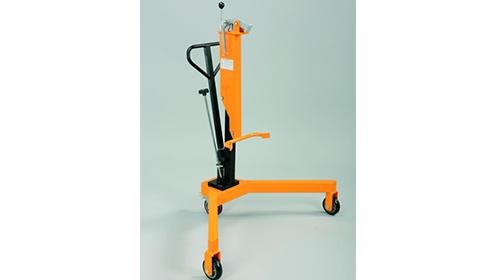 Hydraulic Drum Palletizer Manufacturer & Suppliers in Ahmedabad, Gujarat, India | STACKER'S & MOVER'S Co. Ltd. The Hydraulic Drum Palletizer is designed for safely and efficiently lifting and moving both steel and poly drums with a capacity of up to 300kg. It features two fixed front wheels and one rear castor wheel with brakes for smooth and stable maneuverability. This versatile palletizer offers reliable performance, making it an ideal solution for handling heavy drums in various work environments.Product Specifications:Capacity: 300kgMax Drum Lift Height: 290mmDrum Type: Steel and PolyWeight: 42kgDimensions:Height: 1120mmWidth: 1080mmDepth: 640mmCall Us For More Information.
