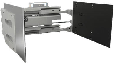 Multi-Purpose Clamps in Manufacturer & Suppliers in Ahmedabad, Gujarat, India | STACKER'S & MOVER'S Co. Ltd. Multi-Purpose Clamps efficiently and economically handle many types of corrugated, metal and wooden containers as well as baled product. Substantially reduce or completely eliminate the need for pallets and the associated cost of pallet purchase or rental, maintenance, disposal and storage. Build loads to order, or skim partial loads with the Cascade Multi-Purpose clamp.Features :Efficient hydraulic system which minimizes energy consumption and maximizes performance.Top-mounted hydraulic cartridges and test port for ease of access and adjustment.Call Us For More Information.