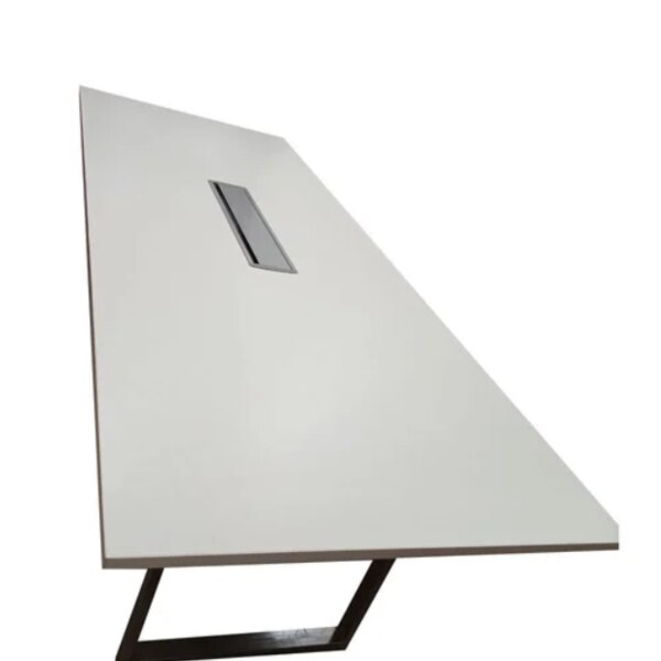 White Wooden Office Conference Table Manufacturers in AhmedabadWe also supply in Ahmedabad, Amreli, Banaskantha, Bharuch, Bhavnagar, Dang, Jamnagar, Junagadh, Kheda, Kachchh, Mehsana, Panchmahal, Rajkot, Sabarkantha, Surat, Surendranagar and Vadodara.Shape	RectangularTable Top Material	Solid WoodSuitable For	Conference HallsColour	WhiteFinish Type	PolishedTable Height	3 FeetCONFERENCE TABLE1)25.mm Top All Side 2.mm PVC Edged Banding.2)50x50 Leg. TAI MEMBER.3)FLIPUP COVER.4)COLOUR AS PER CUSTOMER REQUEREMENT.