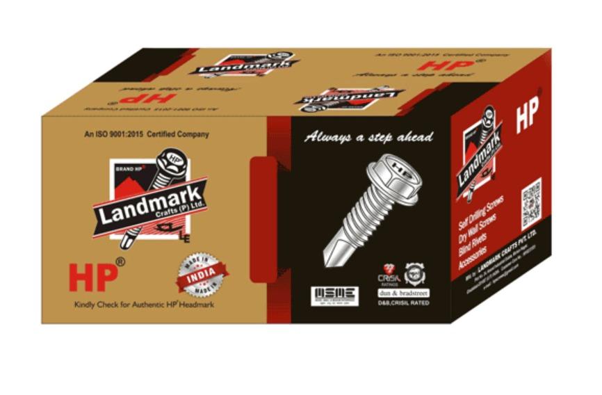 HP Countersunk Head ScrewsMaterial	Carbon Steel C1022Available in:	Thickness	3.9mm / 4.2mm / 4.8mmLength	13mm to 50mmAvailable in:	ZINC Plated & XYLAN Coated