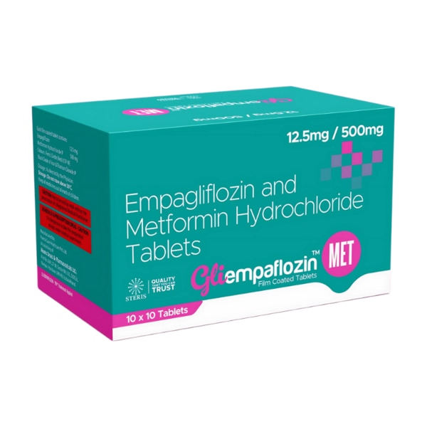 Empagliflozin (12.5mg), Metformin Hydrochloride (500mg)