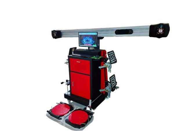 3D Wheel aligner is stable, accurate, low cost, and easy to maintain 2 camera wheel alignment system. Specially designed for clients who need toexpand their business with high performance equipment. This product has outstanding & unique feature and the most advanced technology to ensurethe growth of your company fame.Professional:Dual HD camera system, Dual core CPU computer system, Waterproof targets,24 inch clamps, Calibration free, Upto 120 cm lifting range, Auto lift platform compensation, Auto vehicle compensation, Super large vehicle database.Stable:Reinforce structure of lateral beam to ensure accuracy in different temperatureDurable:Unbreakable Waterproof targets, Long life high-speed camera systemAffordable:Camera interchangeableFree vehicle database update twice a yearCalibration Free:Calibration of the 3D Wheel Alignment System was done in the factory, doesn'tneed on-site calibration on installation. This outstanding feature saves a lot ofwork and make installation of the equipments super easy.Standard Configuration:Wheel Adaptor Holder - 4 No.sCamera Crossbeam with Power Supply Cables and 2 USB Cables - 1 No.SMPS - 1 No.Targets - 4 No.sWheel Clamp - 4 No.sHub Board with CablesCPU - 1 No.18.5