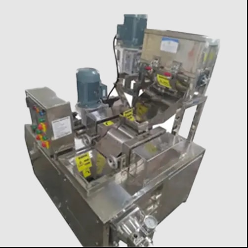 Soap Making Machine Manufacturers in Kolkata.Prestigious customers can avail from us a comprehensive array of high-grade Soap Making Machine at Kolkata City in West Bengal. These Soap Making Machine in compliance with the industry laid standards & norms. The offered range ofSoap Making Machine for its corrosion resistance, longer service life and easy installation.These pilot models are the small table top model with automation up to bar extrusion. Sigma mixer, simplex plodder, and bar cutter assembled in table top to give automation. Bar cutting made by hand operated. Capacity range is 15kg only. All parts/contact parts made by mild steel 304/316 grade as per customer specification. The machine frame is made by heavy mild steel channel to give strong and sturdy structure.We are capable of Supplying all over India.There is available with us are Small Bathing Soap Making Machine, Detergent Soap Table Top Model Making Machine, Sigma Mixer, Triple Roll Milling Machine, Plodders, Soap Bar Cutting Machine, Soap Stamping Machine, Liquid Soap Mixing Machine, Soap Stamping Die. Toilet Soap Making Machine, Detergent Cake Making Machines.Other NamesTop 10 Soap Making Machine Manufacturers in KolkataSoap Making Machine Manufacturers in Kolkata Price ListSoap Making Machine Manufacturers in Kolkata Contact NumberIndustrial Soap Making Machine Manufacturers in KolkataSoap Making Machine Manufacturers in Kolkata AddressSmall Soap Making Machine Manufacturers in KolkataFully Automatic Soap Making Machine Price Kolkata IndiaManual Soap Making Machine Price Kolkata