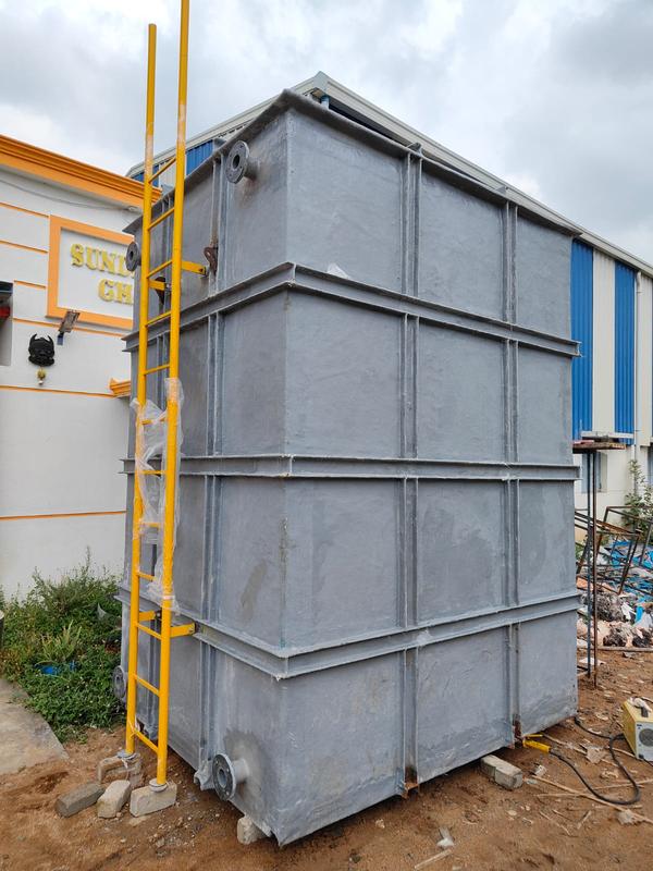 We manufacture and supply PP FRP Square Tank from Mettur, Tamil Nadu. We do customized FRP Tanks as per Customer Requirements.