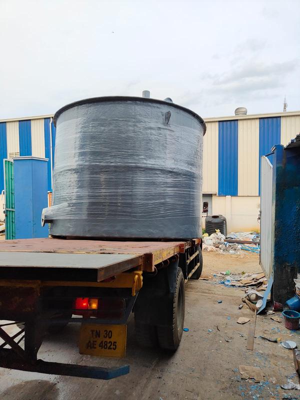 We specialize in manufacturing premium-quality PPH (Polypropylene Homopolymer) FRP (Fiber Reinforced Plastic) sulfuric acid storage tanks in Mettur, Tamil Nadu. Our tanks are engineered to meet the stringent requirements of industries handling sulfuric acid, ensuring safety, durability, and efficiency.