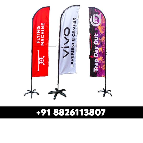 Boost your brand’s visibility with our Custom Promotional Flags, designed for outdoor and indoor advertising at events, trade shows, and storefronts. Made from high-quality, weather-resistant fabric, these flags ensure maximum exposure for your brand.✅ Vibrant & High-Quality Printing – Eye-catching graphics with fade-resistant colors.✅ Durable & Weatherproof – Made from strong polyester fabric for long-term use.✅ Lightweight & Portable – Easy to set up, dismantle, and carry.✅ Custom Shapes & Sizes – Available in teardrop, feather, rectangle, and more.✅ Ideal for Outdoor Promotions – Perfect for business advertising, events, exhibitions, and political campaigns.Stand out with our Promotional Flags—an affordable, dynamic, and effective marketing solution! 🚩
