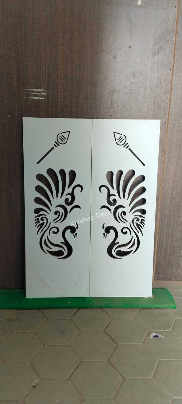 Coimbatore Pooja Door Design. Krishna Decor are the no.1 Makers of 2D Pooja door Designers in coimbatore.