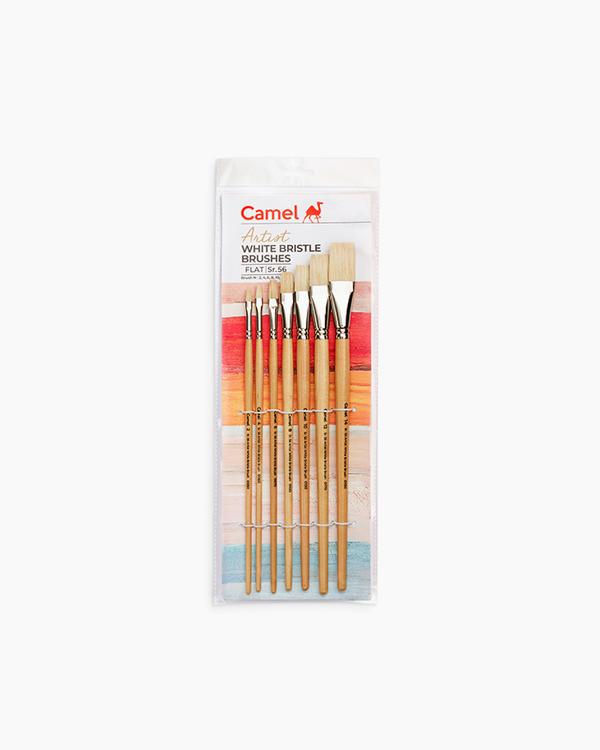 White bristles for good blade and spring action.Long handle for good grip and distant working.Ideal for impasto painting.Suitable for thick oil and acrylic applications.Leaves brush marks on painting.Retains the original shape of the bristles.Good for stroke play on canvas