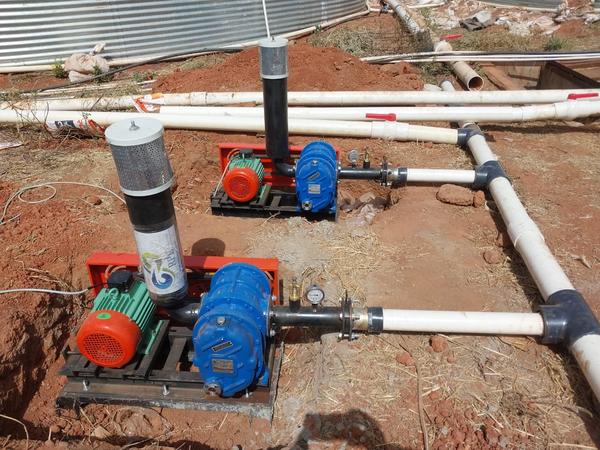 RPE make Twin Lobe Roots Blowers are used in STP/ETP Plant for aeration purposeCapacity Ranges from 50CMH to 150CMH upto maximum diffrential pressure of 0.5kg/cm2