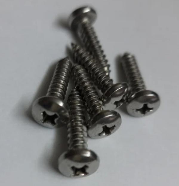 STAINLESS STEEL SCREW NO.8X13 PAN HEADMaterial	Stainless SteelSize	NO.8X13Grade	202/304Usage/Application	IndustrialCountry of Origin	Made in IndiaA stainless steel screw with the specifications 