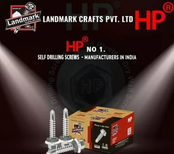 HP Self Drilling Screw No.12x25Material	Alloy SteelSize	5.5x25This Self Drilling Screw is made of excellent quality mild steel material and features a Round Head, which is a fastener designed to simplify the joining of sheets of metal to various materials or even metal to metal. With a sharp, drill-like point, it can create its own pilot hole as it is driven, reducing the need for pre-drilling. These versatile screws find frequent use in construction, metalworking, and woodworking applications where they provide efficient and secure fastening, especially when connecting metal sheets, facilitating faster and more convenient installations.