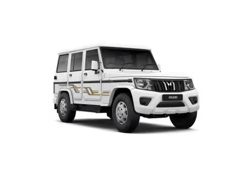 Mahindra Bolero*Ex-Showroom Price, PunePrice Starts at ₹ 9.79 Lakh*1493Engine (CC) 74.96Power (kW)Mahindra Bolero is available in 3 - Ex Showroom price(Pune) of the base variant B4 is 9.79 Lakh* while the top-end variant B6 Opt costs 10.90 Lakh*.Mahindra Bolero Variants Mahindra Bolero B4Diesel Manual 1493 CC 74.96 kW @ 3600rpm ₹ 9.79 Lakh* Mahindra Bolero B6Diesel Manual 1493 CC 74.96 kW @ 3600rpm ₹ 9.99 Lakh* Mahindra Bolero B6 OptDiesel Manual 1493 CC 74.96 kW @ 3600rpm ₹ 10.90 Lakh* * The prices shown are subject to change anytime. Kindly contact our nearest showroom for the current priceDisclaimer : The color and images of the vehicle shown are only for illustration/representation purpose. The online representation of color and images might differ basis the quality of screen, lighting, shade, etc. Users are recommended to visit dealership to check actual color and details of vehicle and validate their choice.Mahindra Bolero showroom in PuneBest Mahindra Bolero dealer in PuneMahindra Bolero on-road price in PuneMahindra Bolero test drive near PuneMahindra Bolero service center in PuneMahindra Bolero EMI options PuneMahindra Bolero exchange offers PuneMahindra Bolero booking near meMahindra Bolero showroom in Pimpri-ChinchwadMahindra Bolero dealer in HinjewadiMahindra Bolero price in BanerMahindra Bolero test drive in WakadMahindra Bolero service center near HadapsarMahindra Bolero on-road price in Viman NagarMahindra Bolero offers in KothrudMahindra Bolero showroom near WagholiMahindra Bolero booking in ChakanMahindra Bolero accessories in TalegaonMahindra Bolero dealership in ShivajinagarMahindra Bolero latest offers in Deccan PuneMahindra Bolero showroom near SwargateMahindra Bolero service center in Sinhagad RoadMahindra Bolero car loan options in Pune