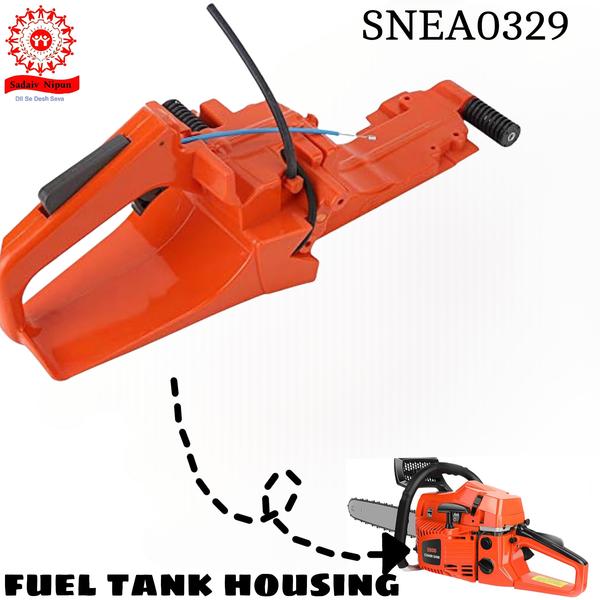 The Heavy-Duty Fuel Tank Housing is an essential component for your 58CC chainsaw, providing secure fuel storage and reliable compatibility with 5200 & 5800 engine models. Crafted from high-quality, durable materials, this housing is designed to withstand the rigors of tough outdoor work, protecting the fuel system from damage, dirt, and debris. The leak-proof design ensures that fuel stays securely contained, preventing spills and promoting safe operation. This housing makes maintenance and refueling easy, and its perfect fit ensures reliable chainsaw performance. Whether you’re replacing a damaged housing or upgrading for improved durability, this fuel tank housing is the ideal solution to keep your chainsaw in top condition.