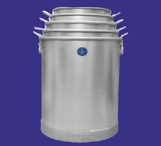 Sr. No	Size (Inches)L x W x H	Thick mm	Valumn (litres)	Pawali Weights(KGS)	Cover Weights(KGS)	Total App Weights(KGS)1	10 x 24 ''	1.63	30 ltr	4 . 000	0 . 600	4 . 6002	12 x 24 ''	1.63	45 ltr	4 . 800	0 . 750	5 . 5503	14 x 24 ''	1.63	60 ltr	6 . 000	1 . 000	7 . 000