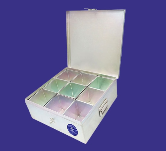 Sr. No	Bag Size (Inches) L x W x H	Box Size (Inches) L x W x H	Thick mm	Box Capacity(kgs)	Boxes In Peti	Approx Weight (Kgs)1	9 x 13 x 15 ''	4 x 4 x 4 ''	1 . 63	1 Kg	6 Pcs	3 .500 Kg2	13 x 13 x 5 ''	4 x 4 x 4 ''	1 . 63	1 Kg	9 Pcs	5 .000 Kg3	13 x 17 x 5 ''	4 x 4 x 4 ''	1 . 63	1 Kg	12 Pcs	6 .500 Kg4	11 x 16 x 6 ''	5 x 5 x 5 ''	1 . 63	2 Kg	6 Pcs	6 .500 Kg5	16 x 16 x 6 ''	5 x 5 x 5 ''	1 . 63	2 Kg	9 Pcs	8 .000 Kg6	16 x 21 x 6 ''	5 x 5 x 5 ''	1 . 63	2 Kg	12 Pcs	9 .750 Kg7	13 x 19 x 7 ''	6 x 6 x 6 ''	1 . 63	3 Kg	6 Pcs	7 .500 Kg8	19 x 19 x 7 ''	6 x 6 x 6 ''	1 . 63	3 Kg	6 Pcs	10 .000 Kg9	19 x 25 x 7 ''	6 x 6 x 6 ''	1 . 63	3 Kg	6 Pcs	12 .750 Kg