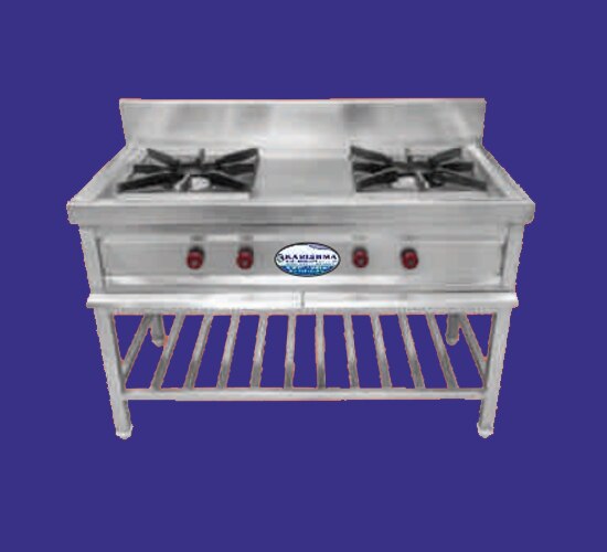 Stainless Steel Two Burner Gas Range Manufacturer In Mumbai