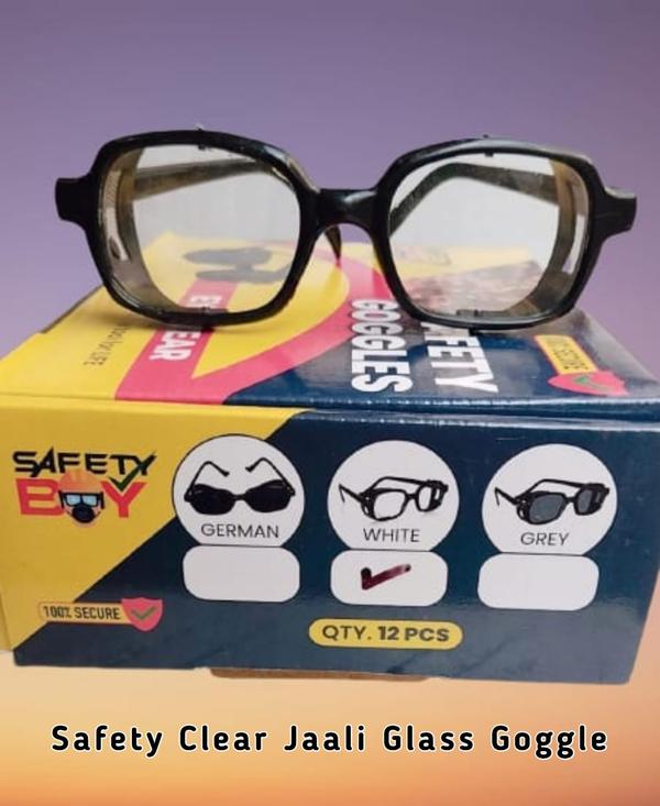 SAFETY BOY Jaali Glass Clear / Grey goggle