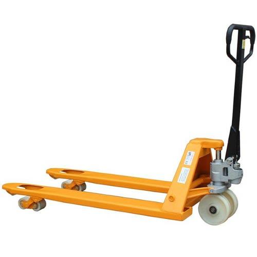 Hydraulic hand Pallet Truck Manufacturers in Rajasthan/AhmedabadWe are also supply in Andhra Pradesh, Arunachal Pradesh, Assam, Bihar, Chhattisgarh, Goa, Gujarat, Haryana, Himachal Pradesh, Jharkhand, Karnataka, Kerala, Madhya Pradesh, Maharashtra, Manipur, Meghalaya, Mizoram, Nagaland, Odisha, Punjab, Rajasthan, Sikkim, Tamil Nadu, Telangana, Tripura, Uttar Pradesh, Uttarakhand, and West BengalIntroduction to Hydraulic Hand Pallet TrucksHydraulic hand pallet trucks, commonly known as pallet jacks, are essential tools in material handling. They are used for lifting and moving pallets with ease, eliminating the need for excessive manual labor. Their simplicity and efficiency make them a staple in warehouses, logistics centers, and retail stores.How Hydraulic Pallet Trucks WorkThese pallet trucks operate using a hydraulic pump mechanism. When the handle is pumped, the hydraulic fluid compresses, raising the forks off the ground. Releasing the hydraulic pressure allows the forks to lower smoothly, ensuring controlled lifting and lowering of loads.Types of Hydraulic Hand Pallet TrucksThere are various types of pallet trucks, including standard, low-profile, heavy-duty, and specialized models like stainless steel or high-lift pallet trucks. Each type serves different industries and applications, providing flexibility in handling different load requirements.