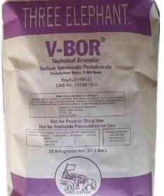Three Elephant borax pentahydrate , V Bor Borax, Imports Three Elephant borax pentahydrate , borax importers, contact for Three Elephant borax pentahydrate price.