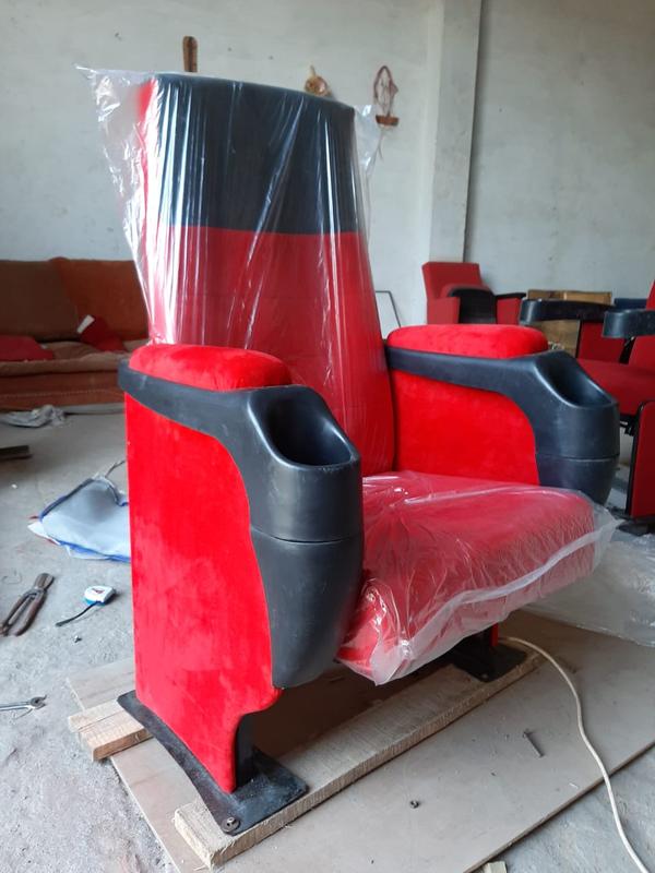 Push-back auditorium chairs offer superior comfort and functionality, making them ideal for theaters, conference halls, and auditoriums. Designed with a reclining mechanism, these chairs allow users to lean back effortlessly while maintaining ample legroom. Featuring plush cushioning, durable upholstery, and sturdy frames, they ensure long-lasting performance. Their space-saving design enhances seating capacity without compromising comfort. Perfect for enhancing audience experience, push-back chairs provide a blend of elegance and convenience.