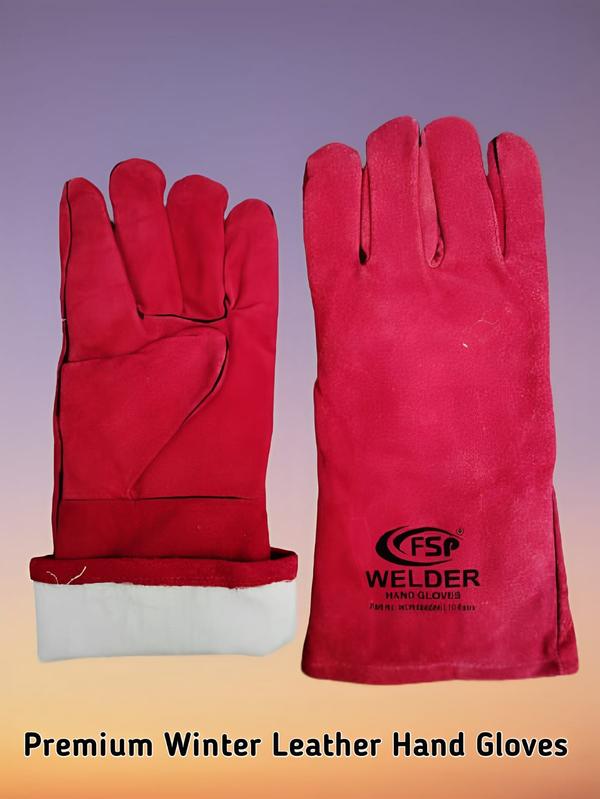 FSP Premium Red Winter Gloves 14 inch