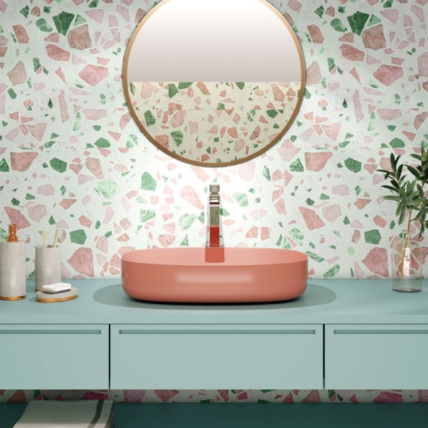 Nilaya Play is a water-resistant wallpaper that offers a unique combination of style, durability, and practicality.Its water-resistant properties also make it more durable and long-lasting compared to regular wallpapers.Available in a range of stylish designs and patterns to suit different tastes and decor.