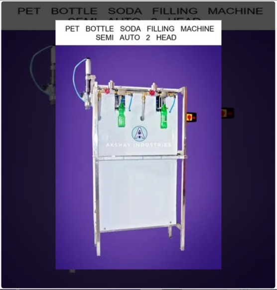 Pet Bottle Soda Filling Machine Manufacturers in Coimbatore.Pioneers in the industry, we offer semi automatic glass bottle soda filling machine, semi automatic pet bottle soda filling machine, rotary 9 head pet bottle filling machine, single head goli soda machine, four head goli soda filling machine and rotary glass bottle soda filling machine from India.Product Details:Warranty 1 yearAutomation Grade Semi-AutomaticMaterial SSUsage/Application IndustrialVoltage 230 VPhase single PhaseNumber of Head 2We are offering PET Bottle Soda Filling Machine to our client.Features:Optimal performanceEasy to installShear strength