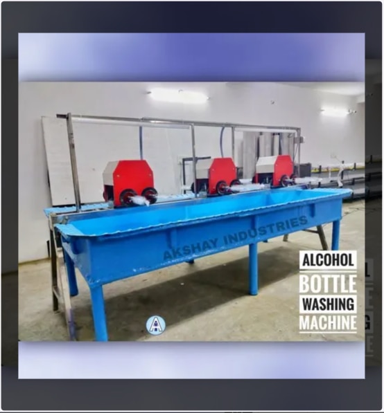 Bottle Washing Machinery Manufacturers in Coimbatore.Prominent & Leading Manufacturer from Coimbatore, we offer bottle washing or rinsing machine, glass bottle single stage washing machine, goli soda bottle washing machine, milk bottle washing machine, bottle washing machinery and four tray glass bottle washing machine.Product Details:Minimum Order Quantity 1 NumberAutomation Grade Semi-AutomaticContainer Type FRPWarranty 1 yearContainer Size 10feet length x 4 feet width x 1 feet depthDriven Type ElectricMaterial Grade SS 304Voltage 230VMotor Power 0.5HPPhase Single phaseBrand Akshay industriesBottle washing machine comes with 12 head brushing for cleaning alcohol bottles /soft drink bottles all kinds of glass bottles .. Operators Required - 6 , Skilled labour is not compulsory ,Easy to operate, User friendly ,Less maintenance