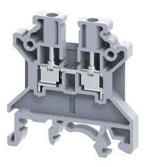 Brand CONNECTWELLPart Number CTS2.5UN GREYCurrent Rating 24AMounting Type Panel MountingContact Material PLASTICCountry of Origin Made in India2.5 sq.mm, 5 mm thick Feed Through Terminal Block2.5 sq.mm Feed Through Terminal Blocks are the most Versatile terminals for control, automation, instrumentation and power distribution applications. A specially designed flexible foot enables easy mounting and dismounting from the Din Rail with the help of a screw driver.These Terminal Blocks have marker holding recesses to accept marking tags for circuit identification. Cross connection can be achieved with the aid of shorting links / sleeves & screws.