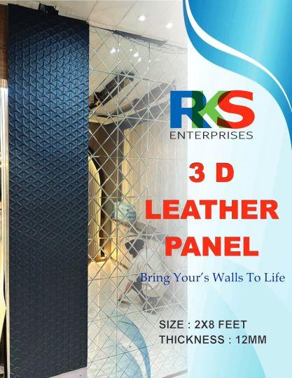 Rks Enterprises Exclusive Importer Of Non Self Adhesive 3D Leather Panel 2 X 8 Feet.Non Self Adhesive 3D Leather Panel 2 X 8 Feet Is A Hot Interior Decoration Trends Becoming Extremely Popular All Over World Because It Makes The Owner's Home Luxurious Beautiful Reasonable As Well As Timeless Use Full For -: Bed Back, Living Room ,lobby, Bedroom ,hotel, Spar, Karaoke, Salon Use Full For Damp Wall And Outdoor Also Advantages :-Ultra Light (easy Transportation)Size 2 X 8 Feet BIG Size (no Wastage ) 10 Mm Thickness (easy Installation ), Fire Proof, Water Proof, Super Durable, Ultra Light, Fire Proof, Anti Damp, Sound Proof, Heat-Insulated.