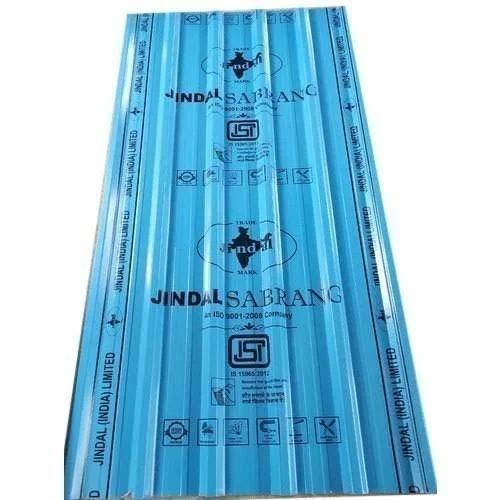 JINDAL SUBRAND 0.50 MM OFF WHITE COLOUR 1220 MM WIDTH WITH GARDFILM Jindal Sabrang is a dual-layer anti-corrosive coating for zinc-coated steel structures from Jindal India. It's designed to add color to steel, which is traditionally colorless, and to extend the life of structures by providing an additional layer of corrosion-resistant Zinc/Alu-Zinc. Features of Jindal Sabrang include Easy to apply Durable Weather resistant Non-reaction with cement Color doesn't shift after application excellent appearance