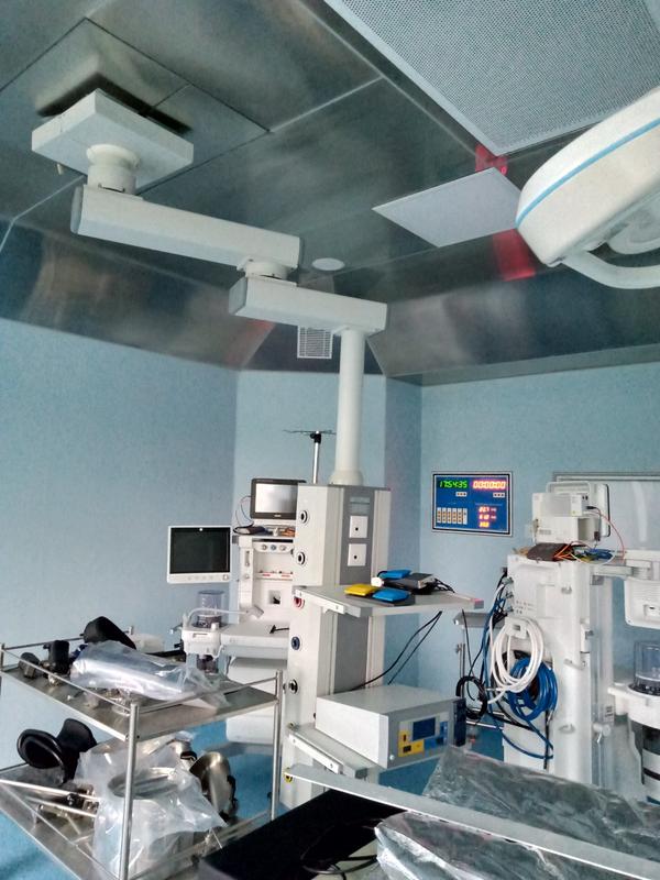 Best Medical Pendants Manufacturers in Pune.With expertise in this domain, we are engaged in offering an extensive variety of Medical Pendants in Pune, Maharashtra, India. This Medical Pendants is acclaimed in the market owing to its rigid construction. Medical pendants, also known as hospital pendants, medical gas pendants, or equipment pendants, are specialized devices used in healthcare settings to provide essential medical services and utilities to patients and healthcare providers. They are typically mounted on the ceiling or wall and are designed to deliver medical gases, electrical power, data connectivity, and other services directly to the patient's bedside or surgical area.Other Names for Medical PendantsHospital PendantsMedical Gas PendantsEquipment PendantsCeiling-Mounted Service PendantsAnesthesia Pendants (specific to surgical use)ICU Pendants (for intensive care units)Surgical Pendants (for operating rooms)Patient Headwall Systems (alternative to pendants)Applications of Medical PendantsMedical pendants are widely used in various healthcare environments due to their versatility and functionality. Key applications include:Operating Rooms (ORs):Provide medical gases (oxygen, nitrous oxide, medical air, etc.) and vacuum suction during surgeries.Supply electrical outlets for surgical equipment.Support anesthesia delivery systems.Intensive Care Units (ICUs):Deliver critical care services, including ventilation support and monitoring.Offer easy access to medical gases and power for life-saving equipment.Emergency Rooms (ERs):Facilitate rapid response by providing immediate access to medical utilities.Support resuscitation and emergency procedures.Recovery Rooms:Provide post-operative care with access to medical gases and monitoring equipment.Diagnostic and Imaging Rooms:Supply power and data connectivity for imaging devices like X-ray machines, CT scanners, and MRI systems.Patient Rooms:Offer bedside utilities for patient care, including oxygen, suction, and electrical outlets for medical devices.Labor and Delivery Rooms:Support maternal and neonatal care with specialized gas delivery systems and monitoring equipment.Key Features of Medical PendantsModular Design: Customizable arms and configurations to suit specific medical needs.Medical Gas Outlets: For oxygen, nitrous oxide, medical air, and vacuum suction.Electrical Outlets: For powering medical devices and equipment.Data and Communication Ports: For connecting monitoring systems and communication devices.Ergonomic Design: Adjustable arms for easy positioning and accessibility.Safety Features: Anti-collision systems, emergency shut-off valves, and fire-resistant materials.Advantages of Medical PendantsSpace-Saving: Ceiling-mounted designs free up floor space, improving room cleanliness and mobility.Enhanced Workflow: Centralized access to utilities improves efficiency for healthcare providers.Patient Safety: Reduces tripping hazards from cables and hoses.Flexibility: Adjustable arms allow for easy positioning based on patient or procedural needs.Aesthetic Appeal: Sleek designs contribute to a modern and professional healthcare environment.ConclusionMedical pendants are critical components of modern healthcare infrastructure, providing essential utilities and services in a safe, efficient, and organized manner. Their adaptability makes them suitable for a wide range of medical applications, from operating rooms to patient wards, ensuring optimal care delivery and improved outcomes.Other KeywordsOT Pendant Specifications in PuneDouble Arm Pendant in PuneAnesthesia Pendant in PuneSurgical Pendant in PuneOT equipment manufacturer in Pune India