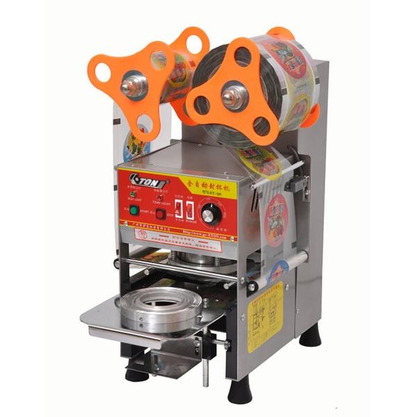 We offer Automatic Cup Sealer Machine A9 ideal for packing of industries, such as medicine, food, beverage of pearl milk tea, bubble black tea, fruit, soybean milk, soup of lunch box, cup water etc.