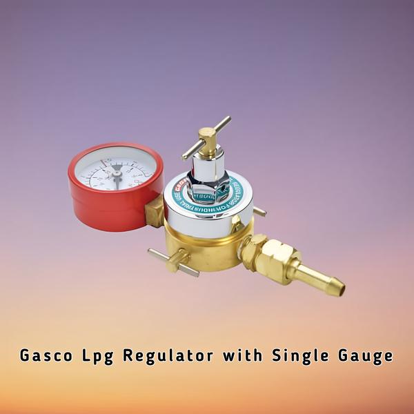 GASCO LPG Regulator with Single Gauge