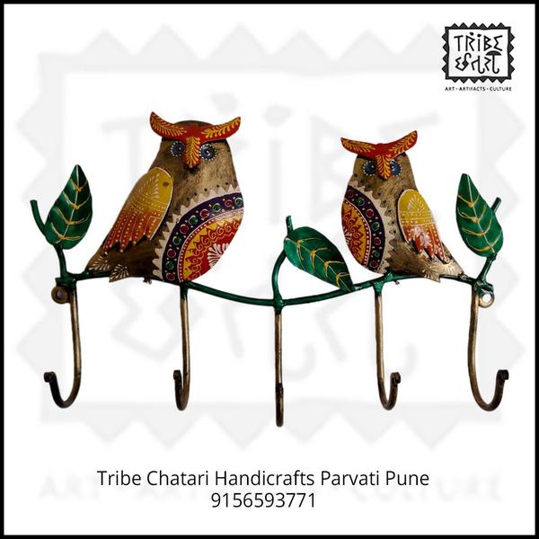 It's an ideal gift for every occasion i.e Unique Gift, Thanks giving Gift, Anniversary Gift, Wedding Gift, Birthday Gift, Diwali Gifts etc. This is hand made and hand painted by some of the best artisans of India and hence India Handicraft. Excellent to put in your wash room or living room. You can also put it on the wall of your home or garden or balcony to hang planters or any other item. Excellent for gifting. Made of tough treated metal and hence doesn't rust easily. Disclaimer: The item being handmade; the fine design, pattern and color tone of the product may vary slightly from that shown in the image