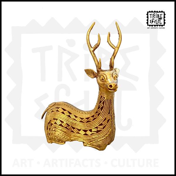 Dhokra Raindeer Sitting