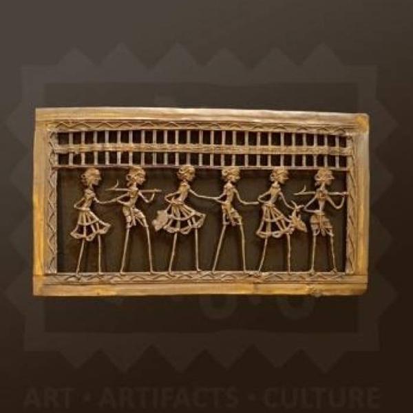 Tribal Jali / handmade Brass Wall Hanging
