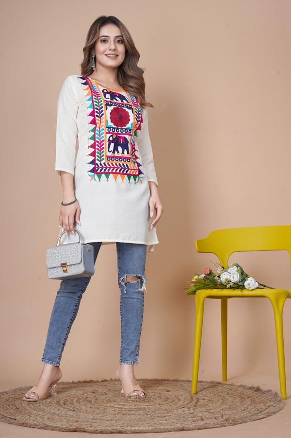 Latest Tunic for Women – Stylish & Comfortable Fashion in SuratDiscover the latest tunic for women at Palsana Brothers Pvt. Ltd., your go-to destination for trendy and fashionable tunics in Surat, Gujarat. Our collection features a wide variety of women’s tunics, designed with modern styles and traditional touches, perfect for every occasion. Whether you're looking for casual tunics, party wear tunics, or ethnic tunics, we have something for every taste.Located near Sitanagar Chowk, Punagam, we offer high-quality women's apparel, ensuring you stay stylish and comfortable. Shop the best women’s tunics and elevate your wardrobe with the latest designs.