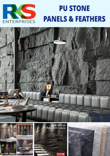 Rks Enterprises Exclusive Importer Of 2 X 4 Feet PU Stone 60 & 100 Mm Panel. Pu Stone Is A Hot Interior Decoration Trends Becoming Extremely Popular All Over World Because It Makes The Owner's Home Luxurious Beautiful Reasonable As Well As Timeless Use Full For -: Living Room ,lobby, Bedroom ,hotel, Spar, Karaoke, Salon Use Full For Damp Wall And Outdoor Also Advantages :-Ultra Light (easy Transportation)Size 02 X 04Feet Small Size (no Wastage ) 12-20 Mm Thickness(easy Installation ), Fire Proof, Water Proof, Super Durable, Ultra Light, Fire Proof, Anti Damp, Sound Proof, Heat-Insulated.