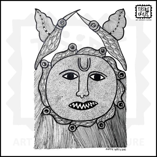 Handmade Gond Painting