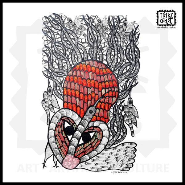 Colourful Gond Painting